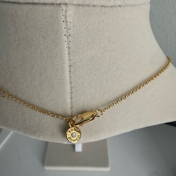 Tory Burch Gold Faux Pearl Pendant Necklace - Picture 5 of 6
